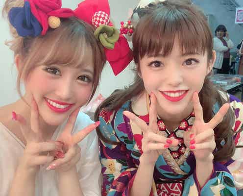 鈴木ゆうか&伊藤桃々、「オオカミ」コンビのWピース2ショットに絶賛の声