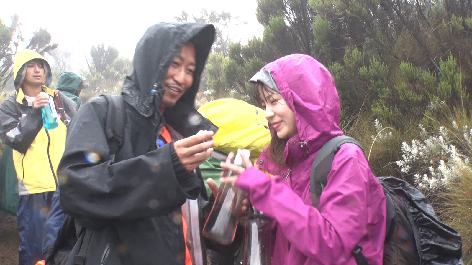 ジェノべ、あおにゃん「あいのり：African Journey」第19話より（C）フジテレビ