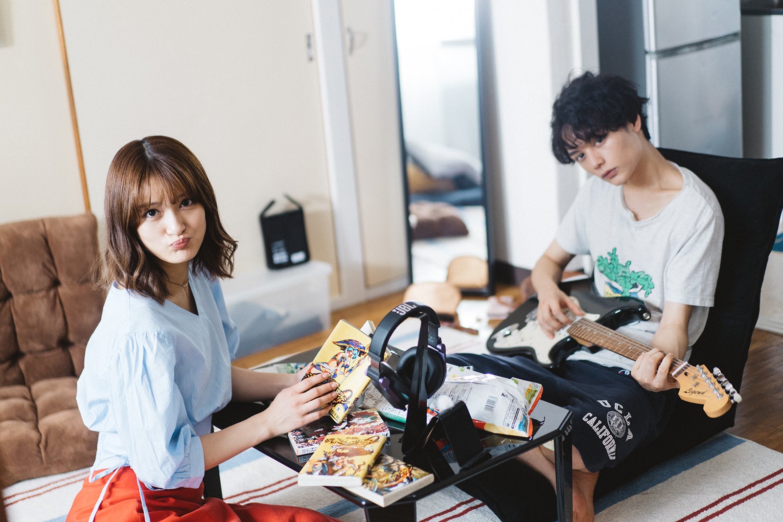 織田奈那、川合ルイ／モデルプレス独占カット「恋愛ドラマな恋がしたい～Kissing the tears away～」第1話（C）AbemaTV, Inc.