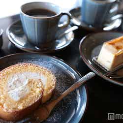 五十鈴川カフェ/(左から)和三盆と白豆のくるり210円、ブレンド珈琲450円、キャラメルポワール430円(各税込)(C)モデルプレス