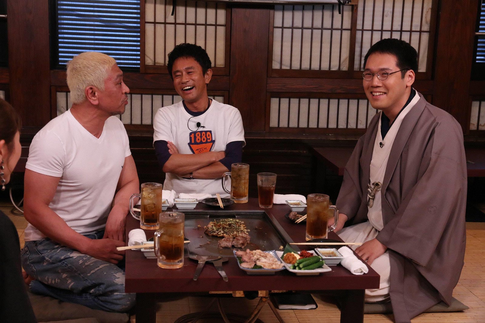 ダウンタウン、神田松之丞 （C）フジテレビ