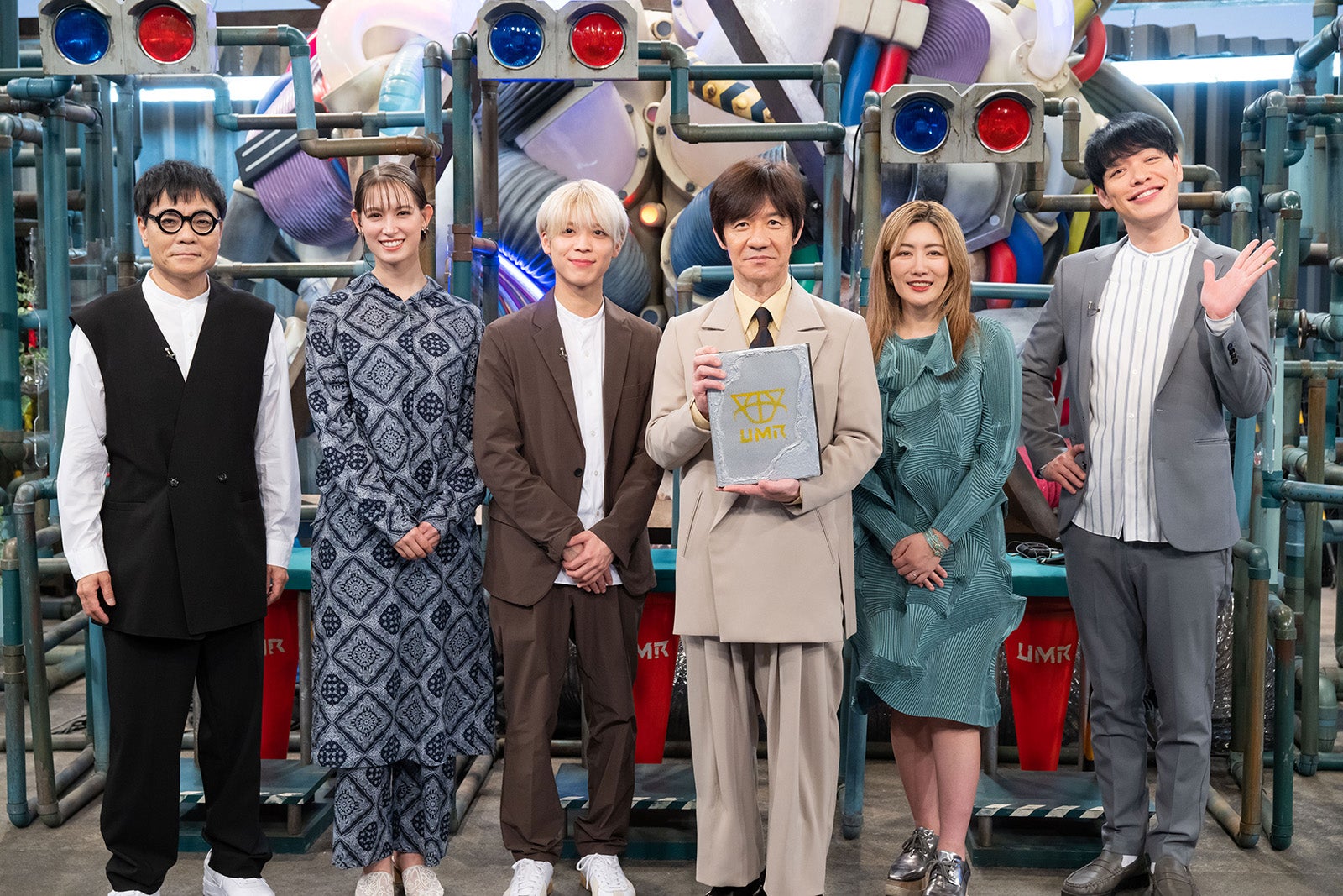 （左から）いとうせいこう、トラウデン直美、松島聡、内村光良、中野信子、川島明 （C）NHK