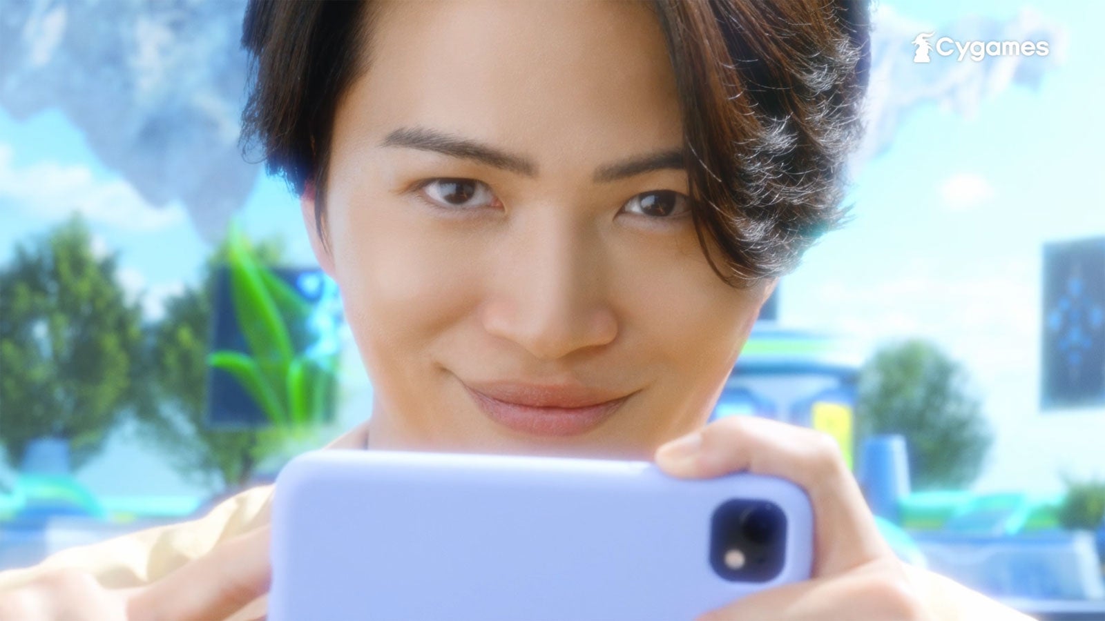 菊池風磨／新TVCMより（C）Cygames, Inc.