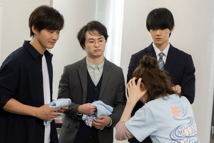 野村周平、森永悠希、佐野勇斗、優希美青「ちはやふる−めぐり−」第9話(C)日本テレビ