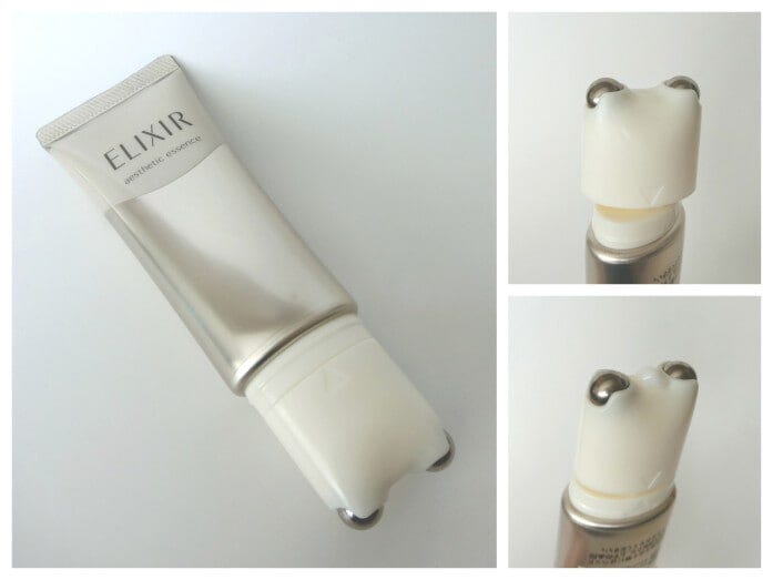 美容液にはタイトキープCPやカフェインGLなどの厳選成分を配合。ヘッド部分をくるっと回転させると美容液が出る仕組み