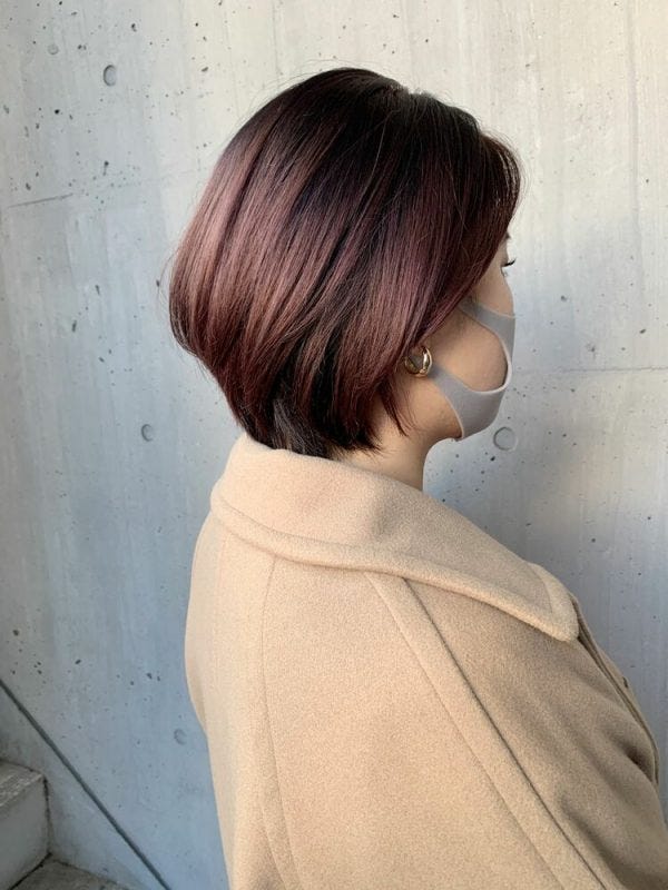 ピンクパープル の髪色が可愛い 大人に派手すぎないおすすめヘアカラーを紹介 モデルプレス