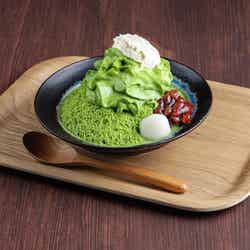 抹茶エスプーマかき氷 (税込 1,300円)/提供画像