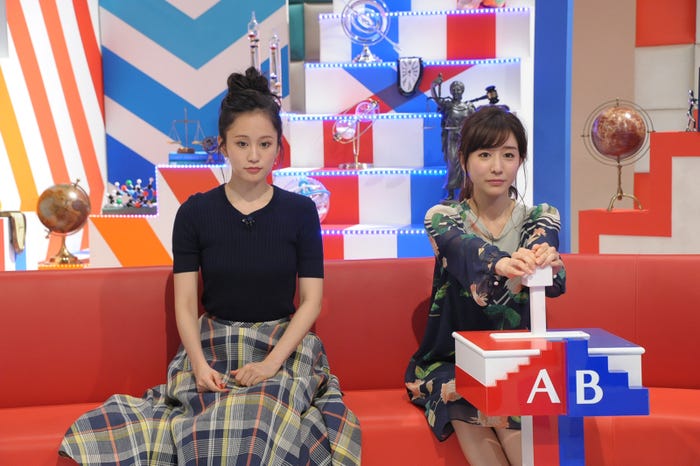 前田敦子、田中みな実(画像提供:テレビ朝日)