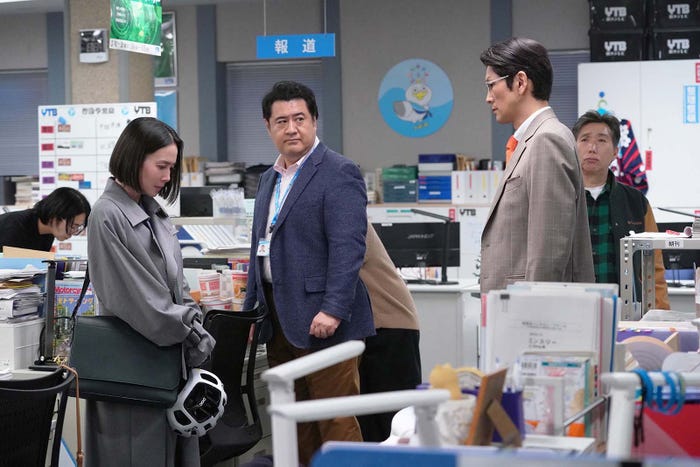 中谷美紀、小手伸也、丸山智己「ONE DAY~聖夜のから騒ぎ~」最終話より(C)フジテレビ