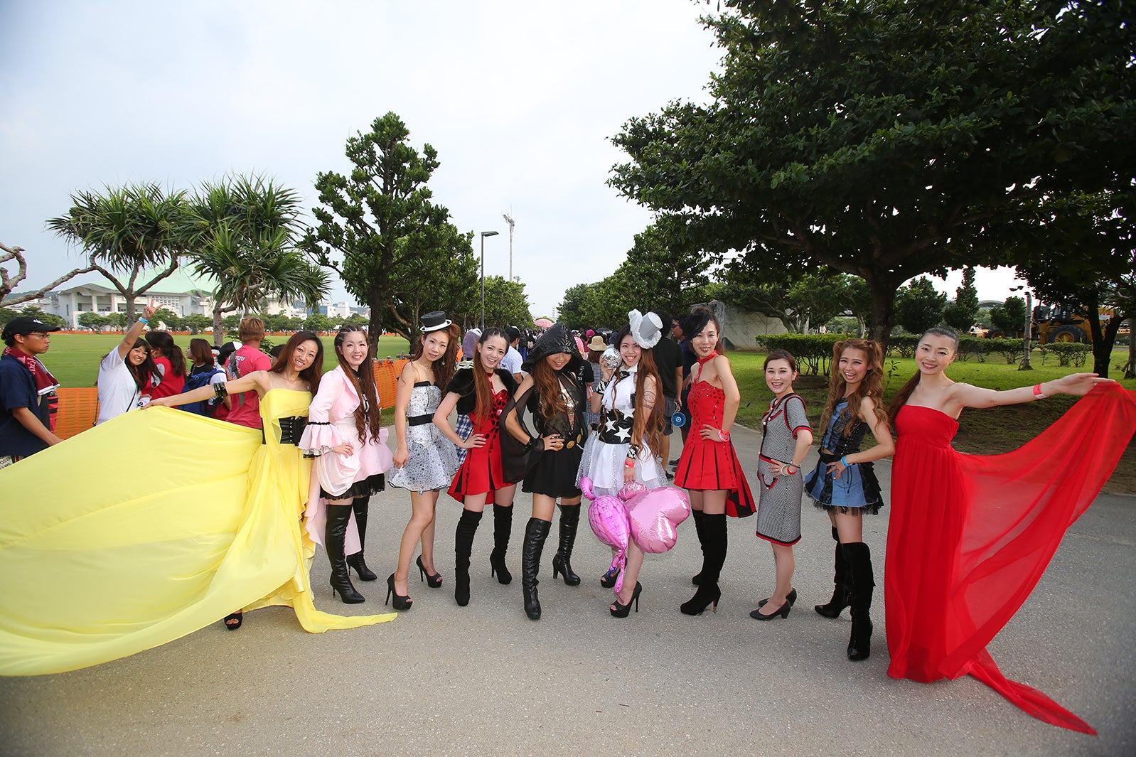 来場したファン（提供写真）