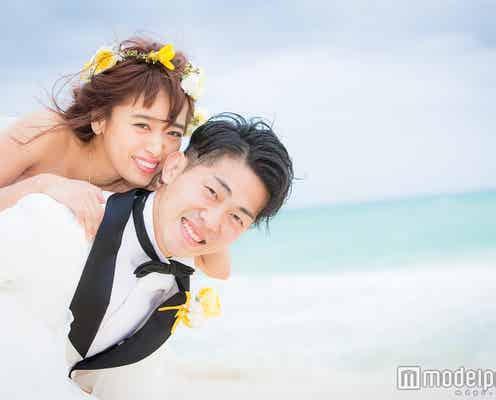近藤千尋&ジャンポケ太田がハワイ挙式 ウエディング写真到着