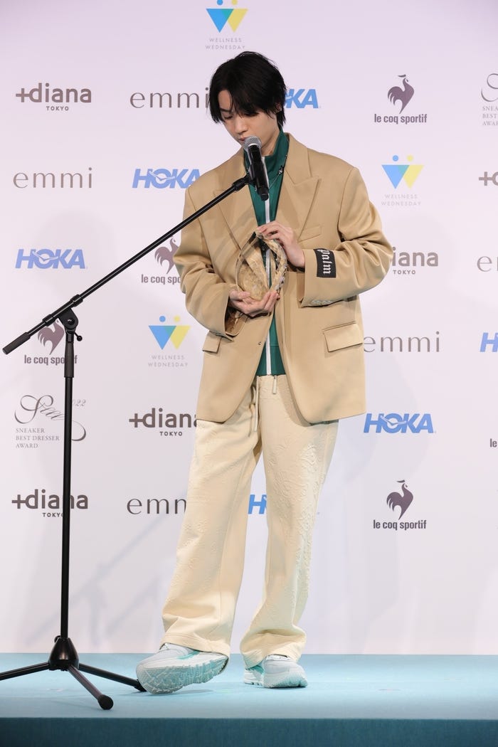 俳優部門を受賞した桜田通(提供写真)