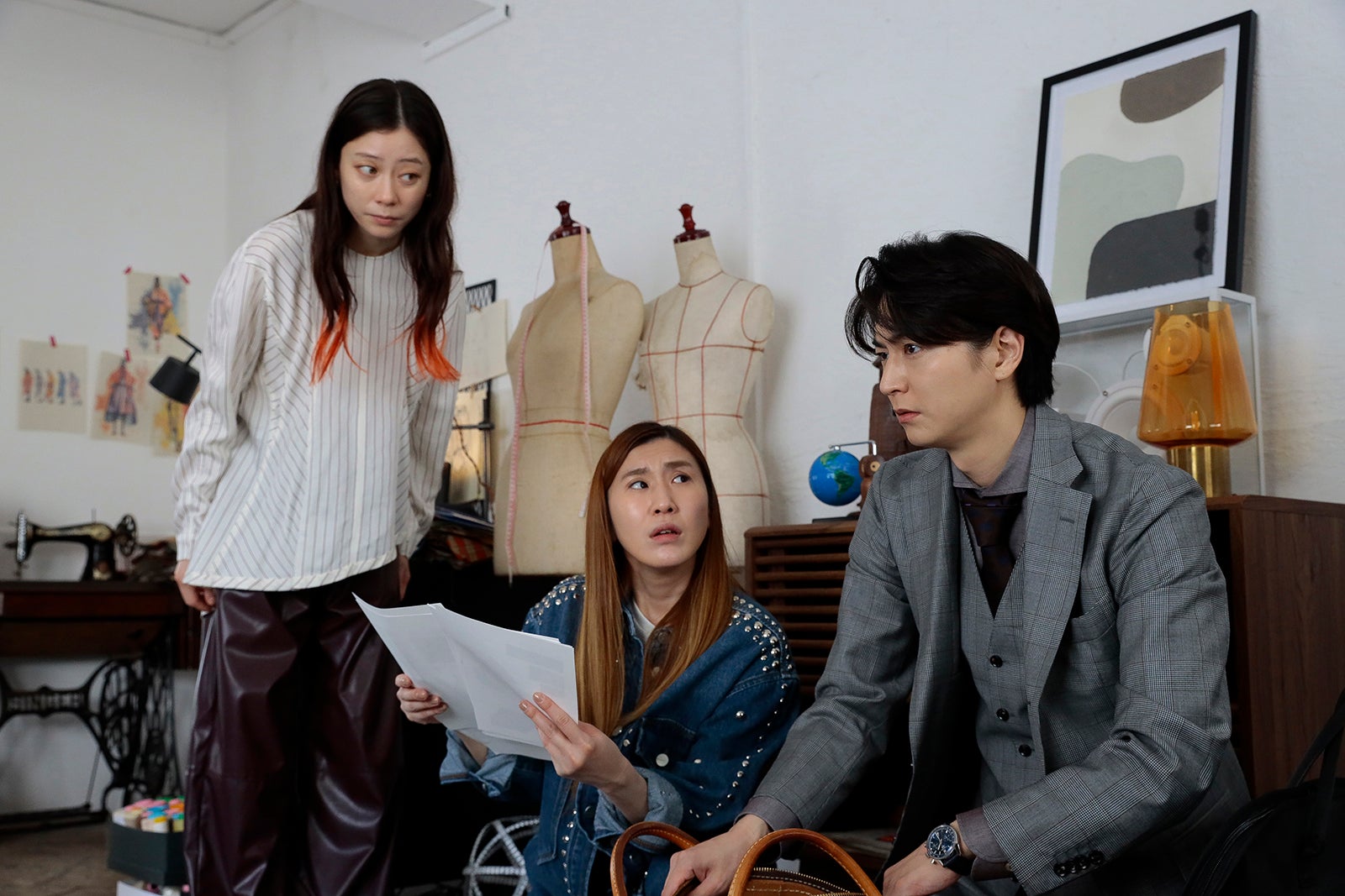 薄幸、稲葉友ら「ムサシノ輪舞曲」第2話（C）テレビ朝日