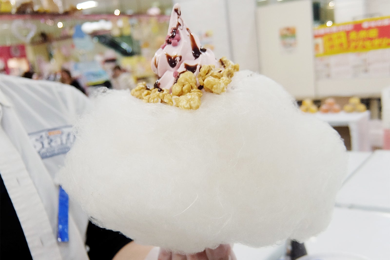 わたあめアイス／画像提供：アイスクリーム博覧会2017PR事務局