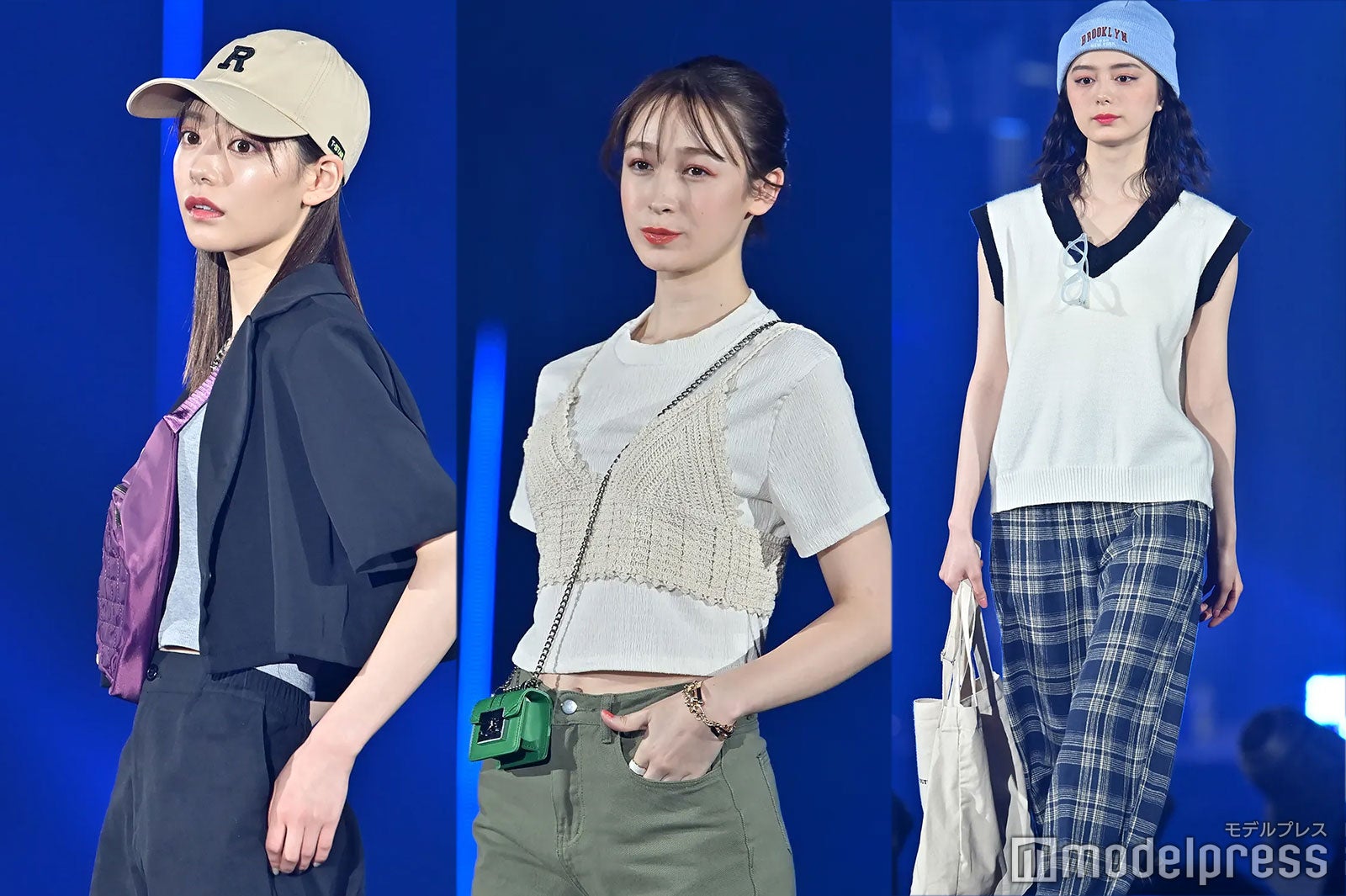 （左から）なごみ、藤井サチ、紺野彩夏（C）モデルプレス