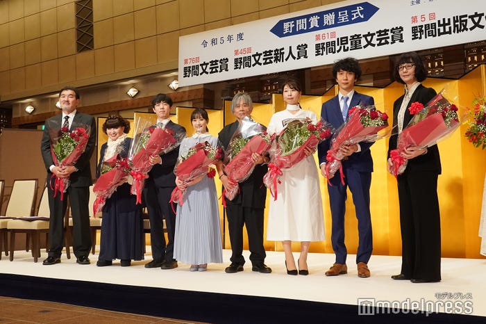 (左から)福澤克雄、黒柳徹子、藤井聡太、芦田愛菜、はやみねかおる、九段理江、朝比奈秋、川上弘美(C)モデルプレス