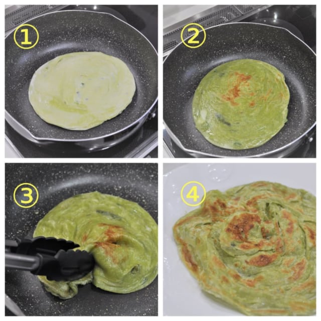 業務スーパー「葱抓餅」焼き方