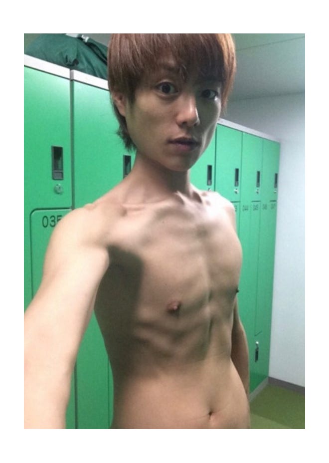 鍛え始める前の杉浦太陽/オフィシャルブログ(Ameba)より