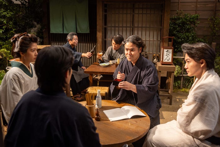 佐久間由衣、前原瑞樹、神木隆之介「らんまん」第117話(C)NHK