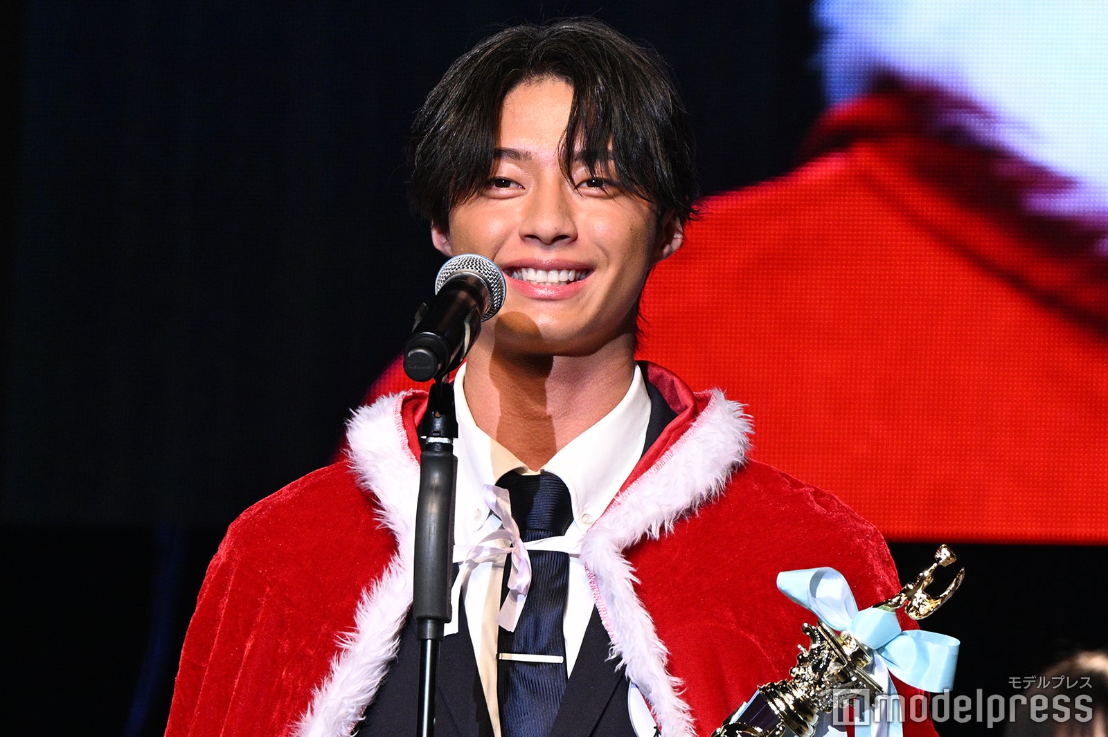 「男子高生ミスターコン2025」準グランプリを受賞した榎田一王くん（C）モデルプレス