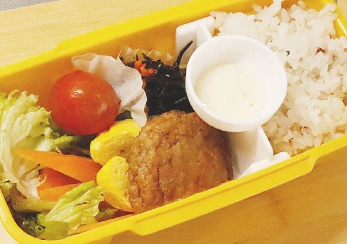 ダイソー ランチボックス(ドーム型、1段、500mL) 使用例 ダイソー ランチボックス(ドーム型、1段、500mL) 使用例