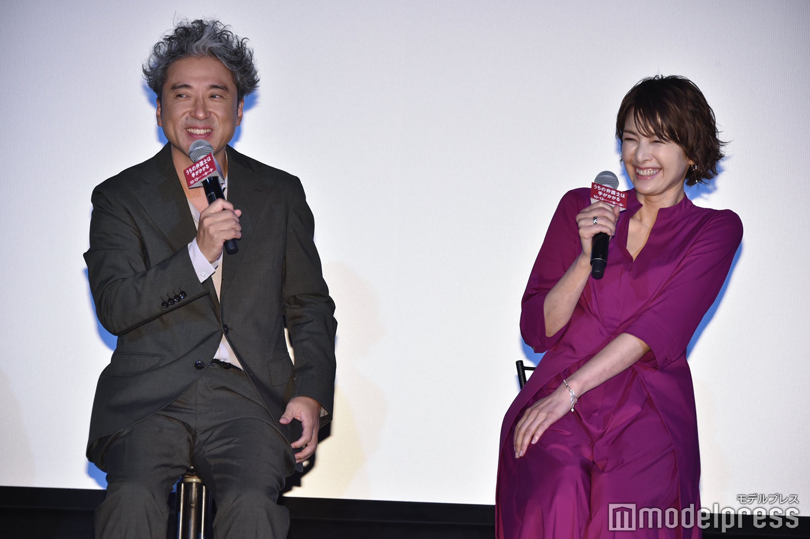 ムロツヨシ、吉瀬美智子（C）モデルプレス