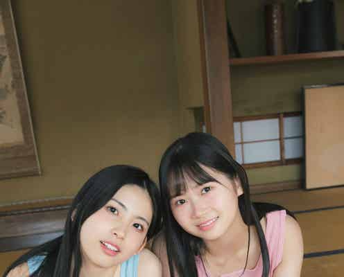 モー娘。岡村ほまれ&櫻井梨央、ミニスカ・ショーパン・ノースリでフレッシュな魅力「ヤンマガ」初登場