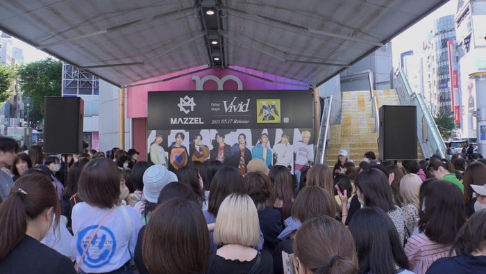 MAZZELゲリライベント会場の様子(提供写真)
