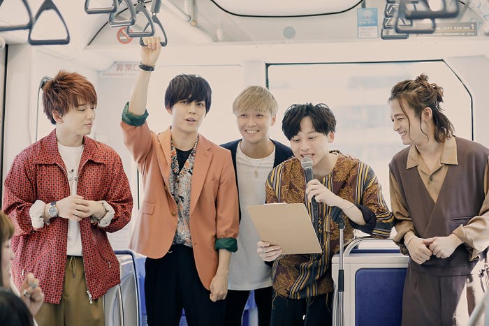 Da-iCE/ゆりかもめ イベント写真(カメラマンクレジット:椋尾 詩)協力:ゆりかもめ株式会社 (提供写真)