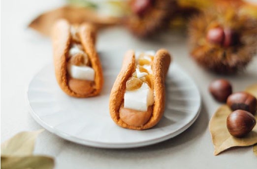 生どら焼き（栗）324円（税込）／画像提供：BAKE