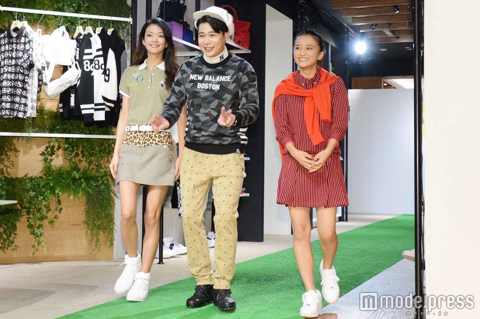 田中道子、吉村崇、岡田結実（C）モデルプレス