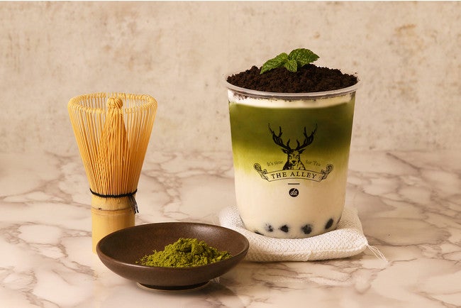 盆栽抹茶タピオカラテ／画像提供：ポトマック