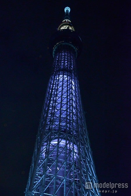 スカイツリー「バレンタイン特別ライティング」