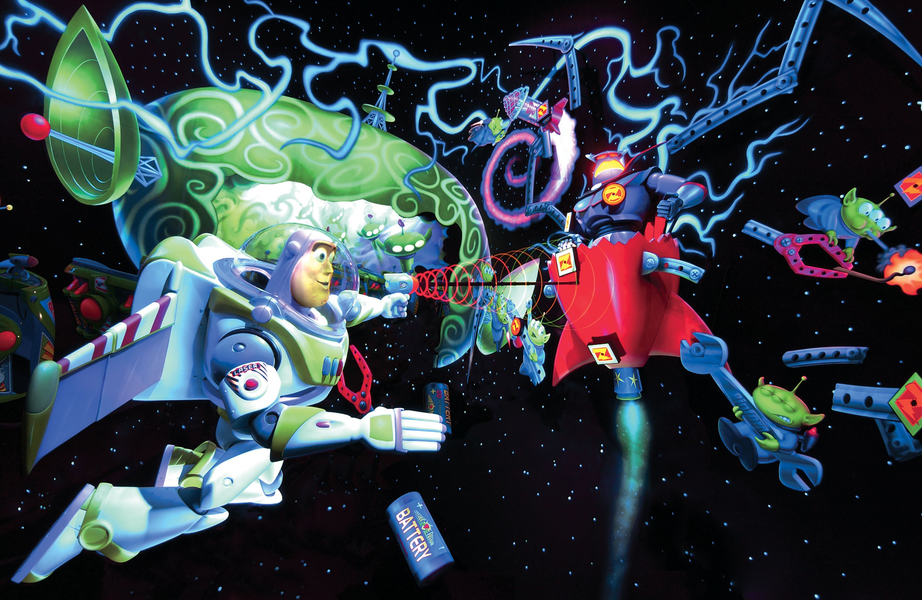 バズ・ライトイヤーのアストロブラスター（C）Disney