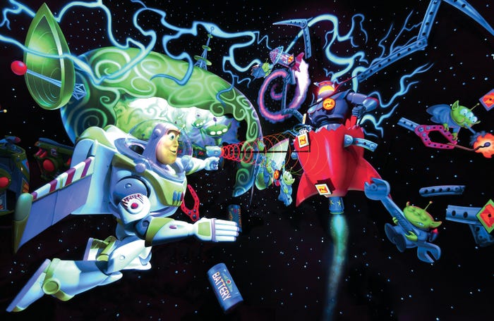 バズ・ライトイヤーのアストロブラスター(C)Disney