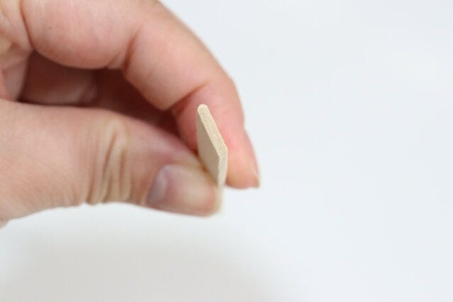 セリアの使い捨て掃除用木製ヘラ