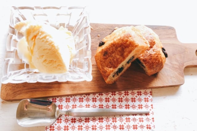 コストコパン・オ・ショコラサヴールアイスと