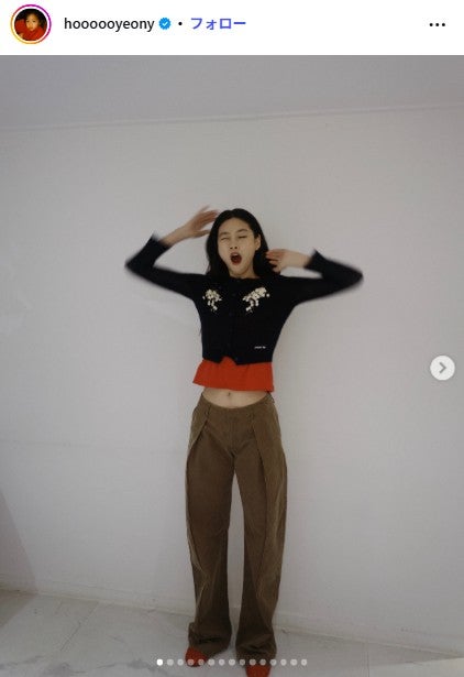 チョン・ホヨン公式Instagramより