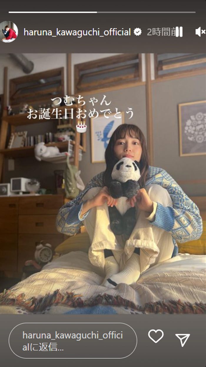 川口春奈/川口春奈Instagramストーリーズより