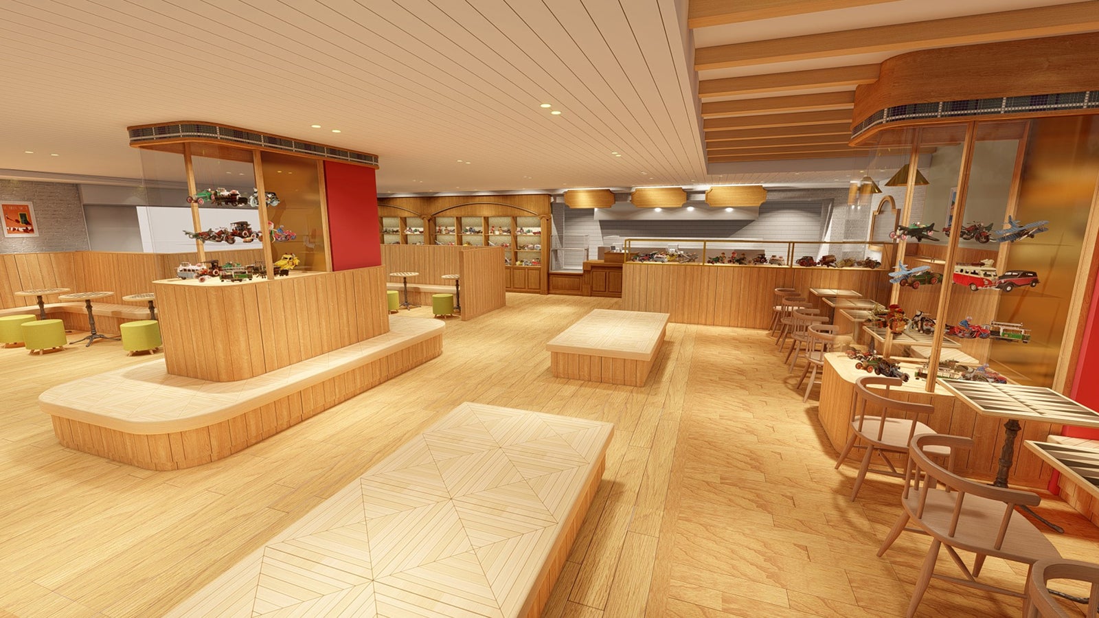 CAFE BUTLERS WHARF 内観／画像提供：石屋製菓