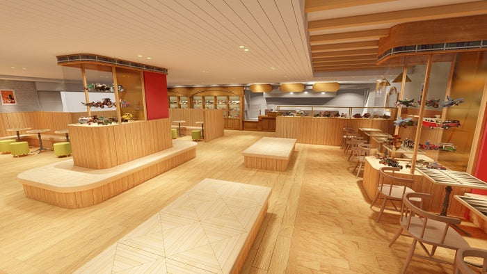 CAFE BUTLERS WHARF 内観／画像提供：石屋製菓