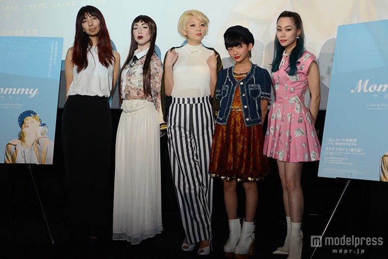 （左から）大田由香梨、ミーシャ・ジャネット、なつぅみ、マッピー、マドモアゼル・ユリア