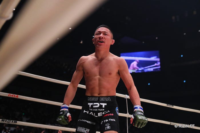 朝倉海VS堀口恭司(C)RIZIN FF