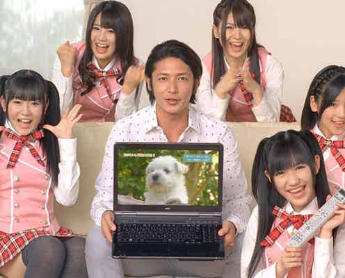 AKB48派生ユニット・渡り廊下走り隊、玉木宏と共演