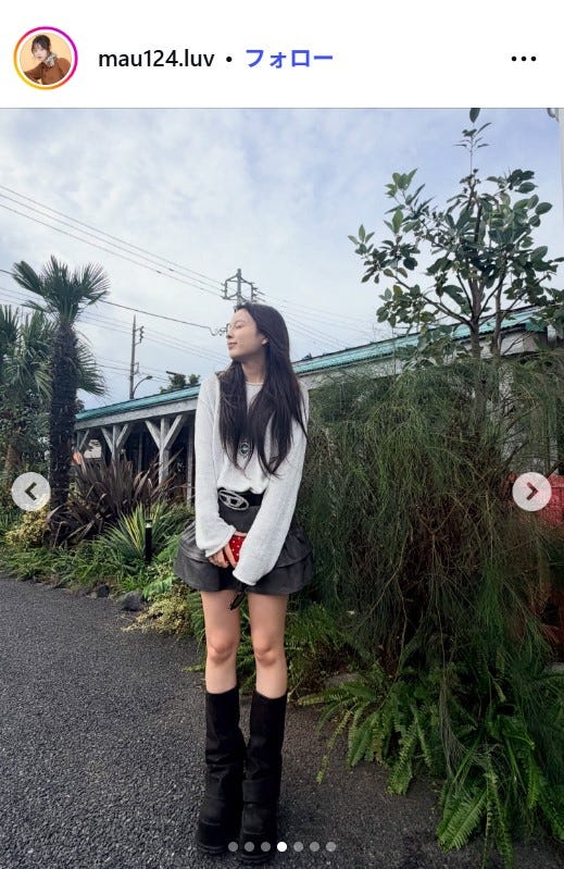 小國舞羽Instagramより