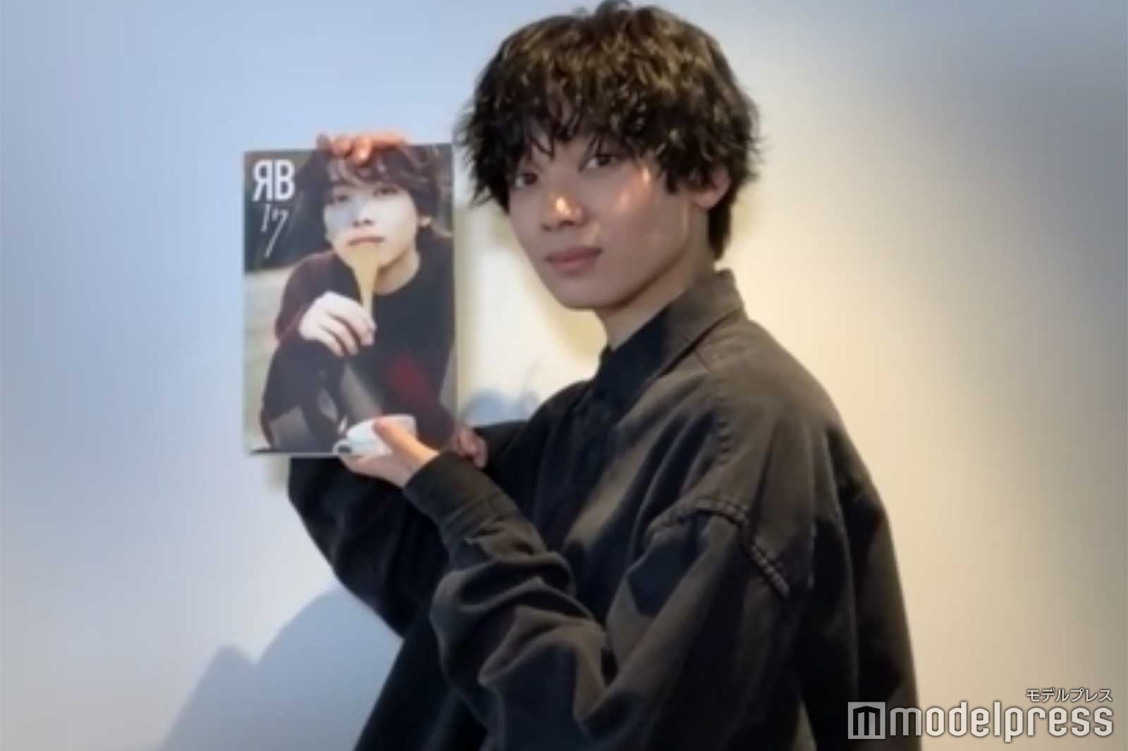 宮世琉弥／リモート会見スクリーンショット（C）モデルプレス