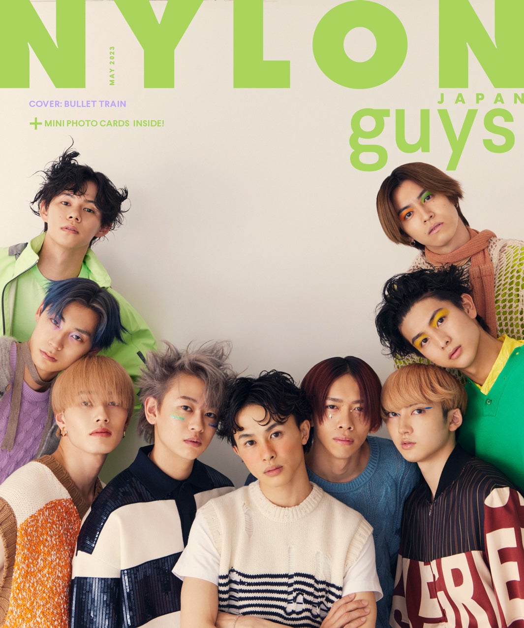 「NYLON JAPAN」5月号（3月28日発売）裏表紙（guys）：超特急（C）NYLON JAPAN