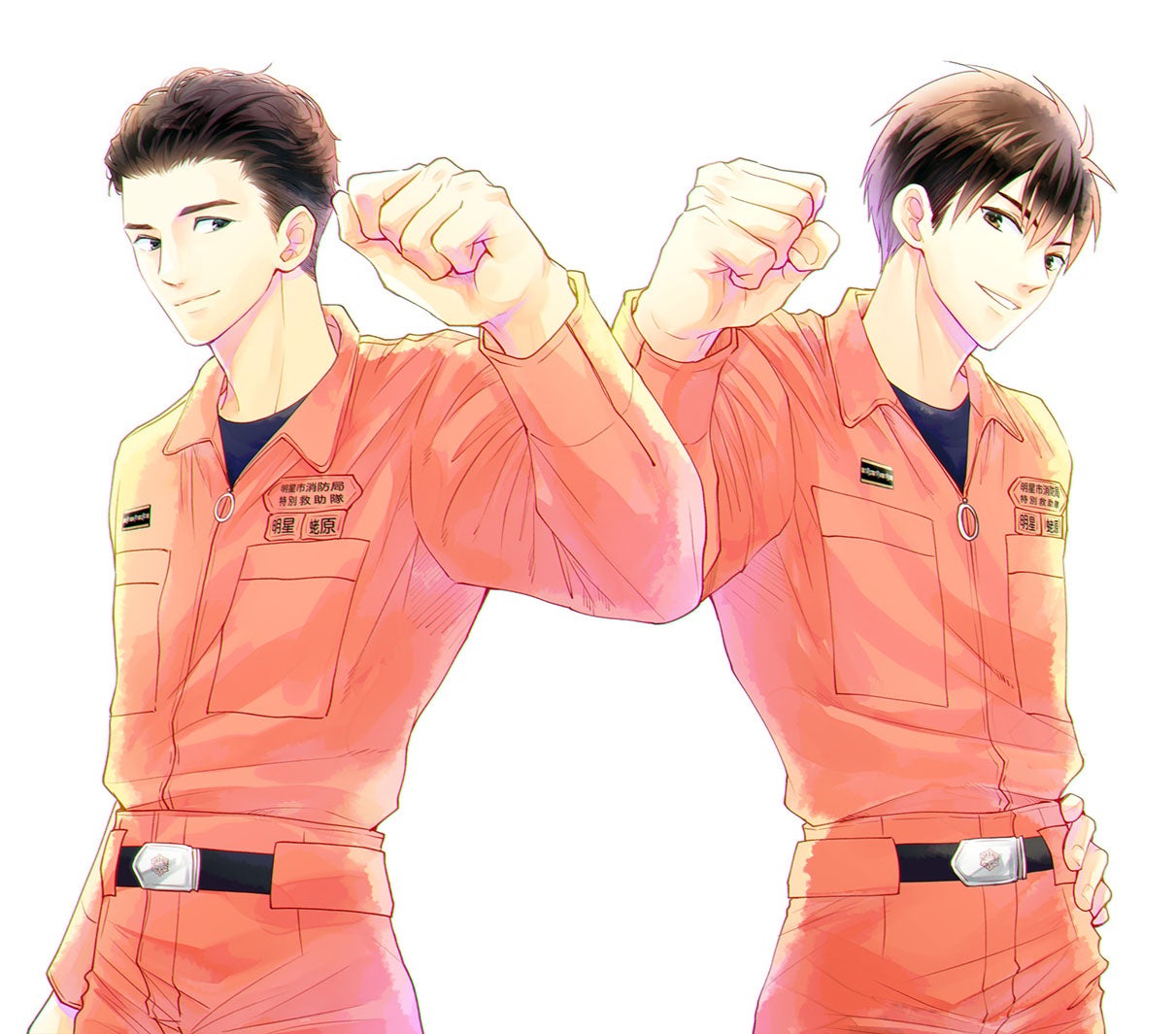 Snow Man岩本照＆「モエカレはオレンジ色」蛯原恭介の真ん中バースデー　原作者描き下ろし2ショットイラスト公開