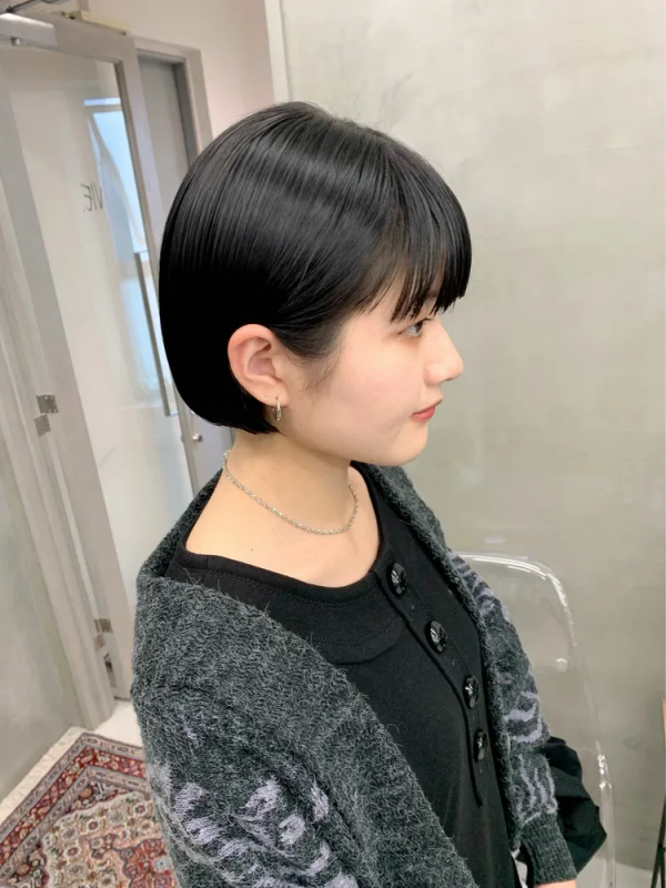 耳かけショートボブは前髪ありがおすすめ 可愛いもかっこいいも出来るおしゃれヘア モデルプレス