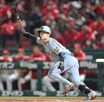 阪神・中野 雨開始遅れ雨中断も「集中力を切らさない」 九回2死から同点2点打「チームを勢いづけられる良い勝ち」